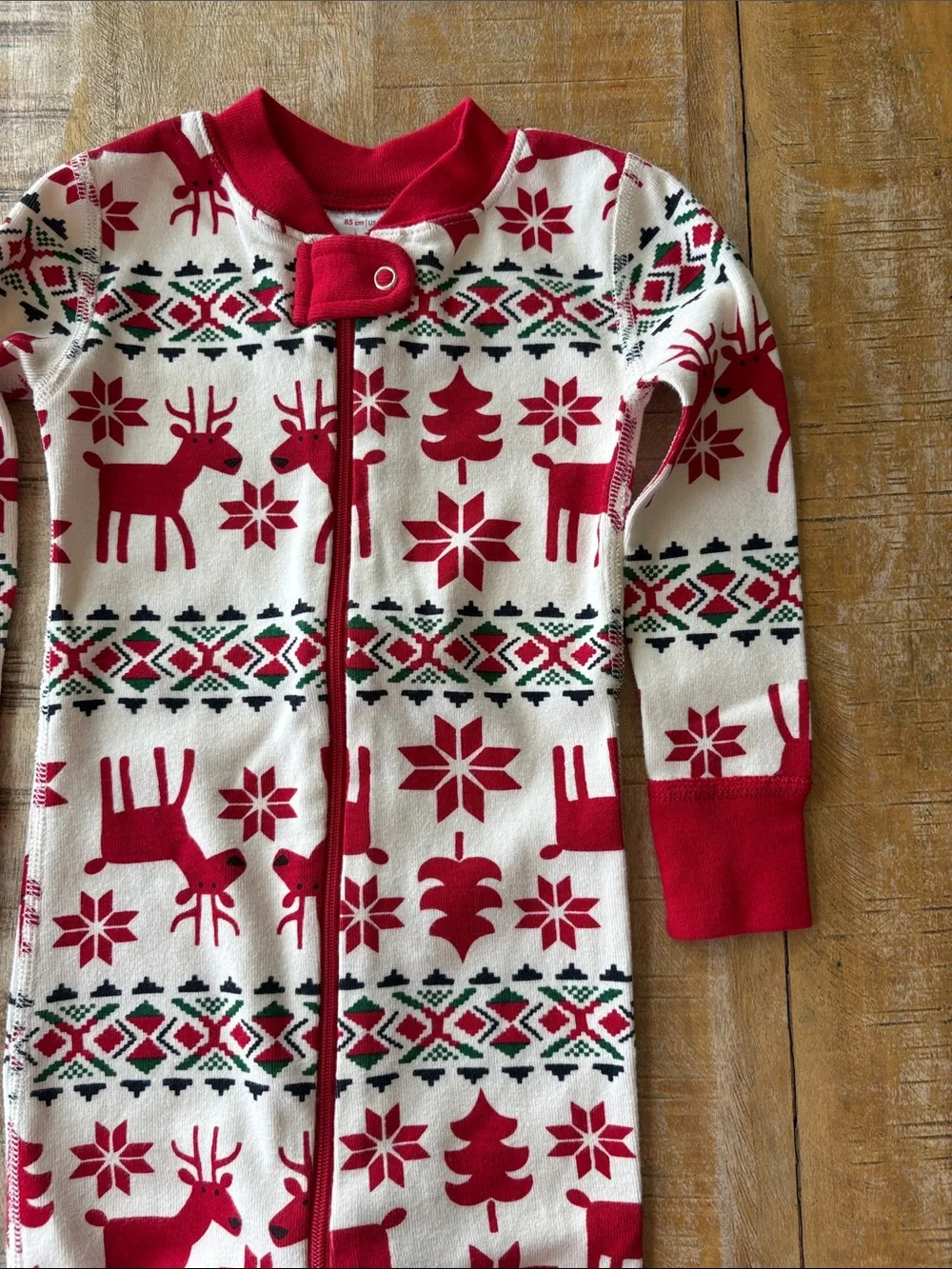 NWOT Hanna Andersson Holiday Reindeer Pajamas 2t